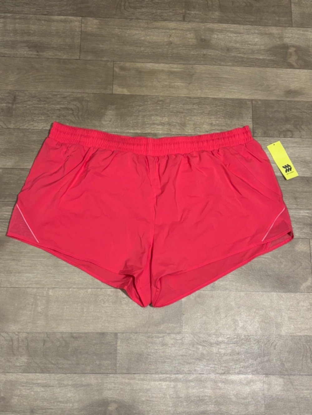 All In Motion Women's Woven Mid-Rise Run Shorts Vibrant Pink - Picture 11 of 16